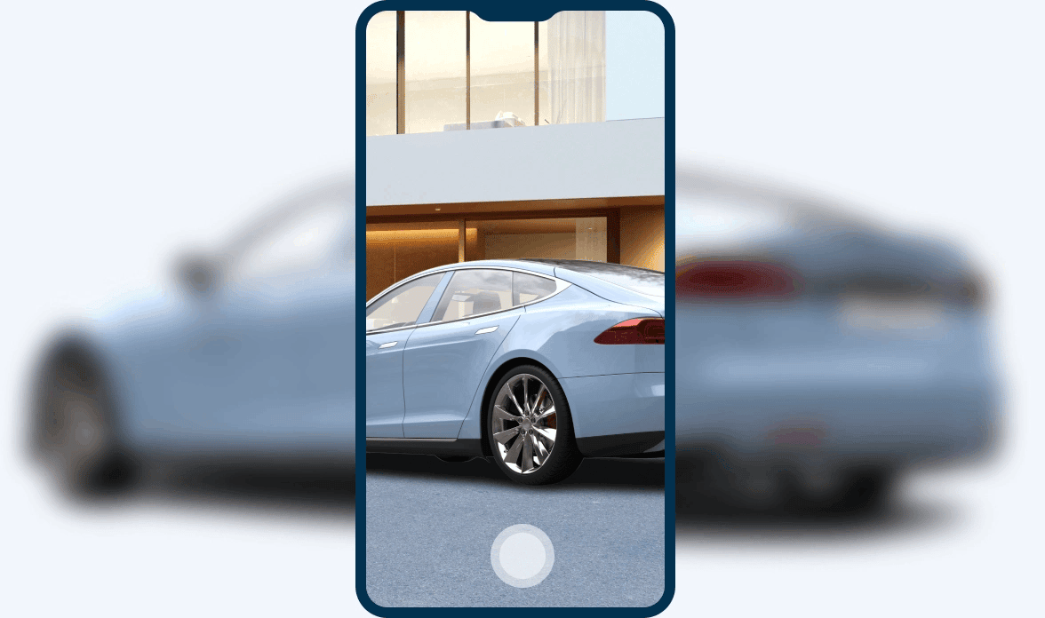 Car in an iPhone
